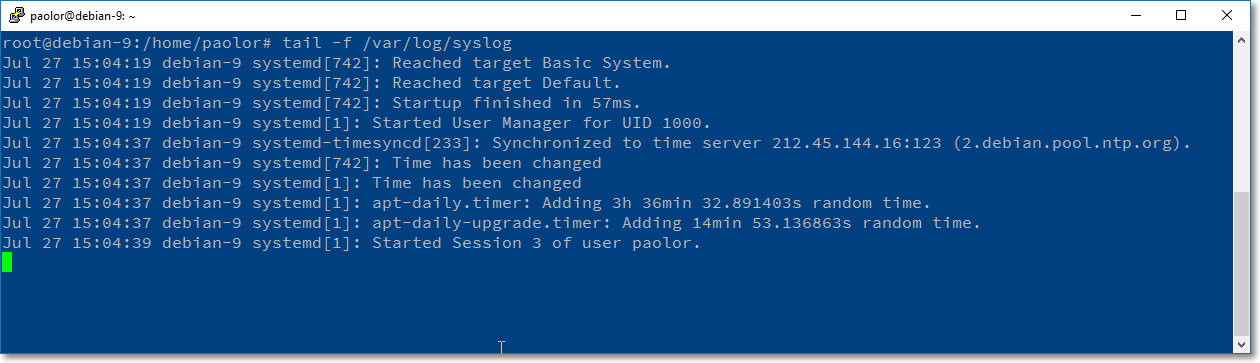 Syslog Console